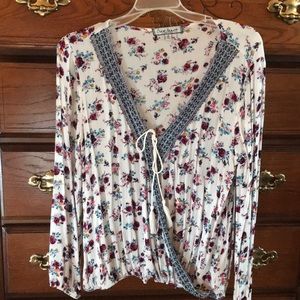Crave Fame floral blouse.
